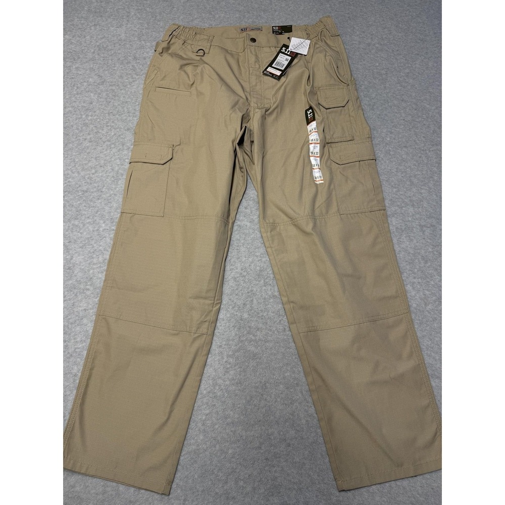 5.11 Tactical Pants Mens 38x32 Beige Cargo Taclite Pro Workwear Outdoor
